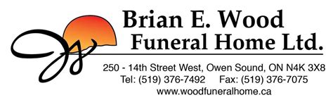 Brian E. Wood Funeral Home | Obituaries | Owen Sound Sun Times