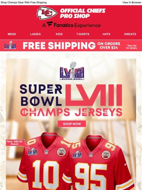 Kansas City Chiefs: Official Jerseys Of Your Super Bowl LVIII Champs ...