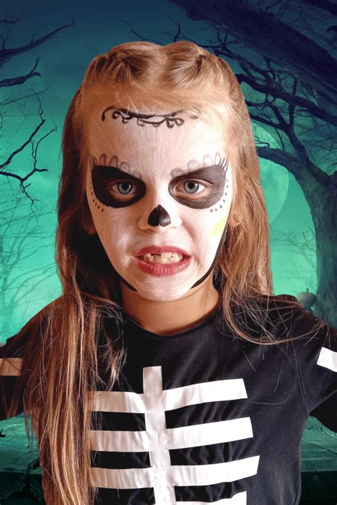 DIY Skeleton Halloween Costume for Kids & Adults