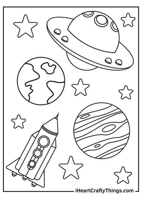 Outer Space Coloring Pages Planet Coloring Pages, Space Coloring Pages ...