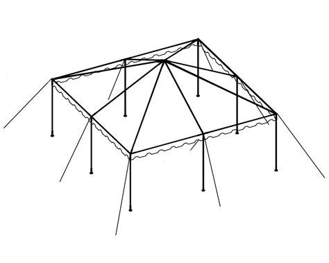 Clear Top Canopy Tent, 20′ X 20′ – Allie's Party Equipment Rentals