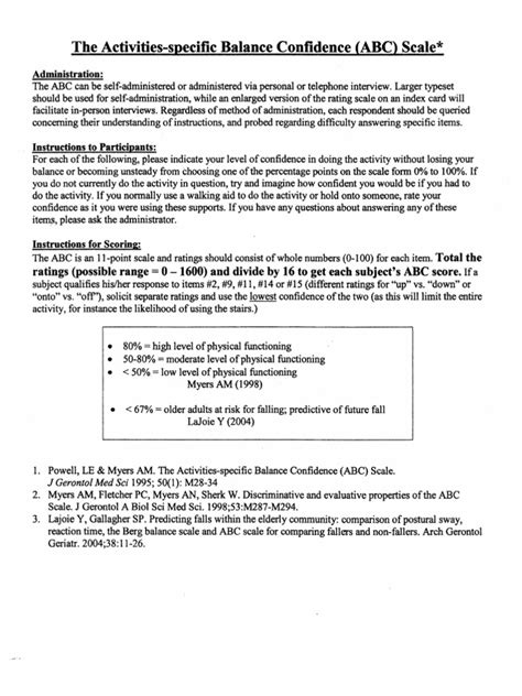 ABC-Scale | Cognition | Psychology & Cognitive Science