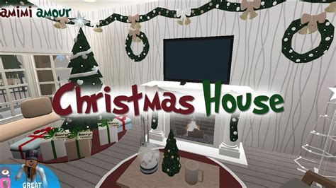 cute aesthetic christmas house bloxburg Decorating the house for christmas in bloxburg ...