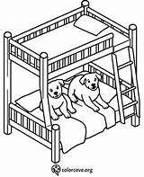 24 Cozy Bunk Bed Coloring Pages – The Color Cove sketch template