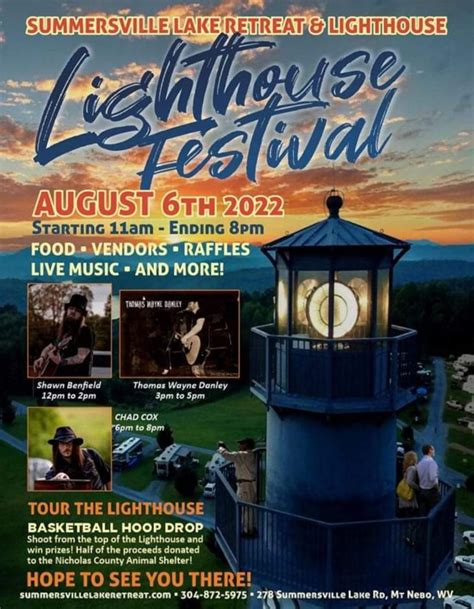 Summersville Lighthouse Festival | Summersville Lake Retreat & Lighthouse