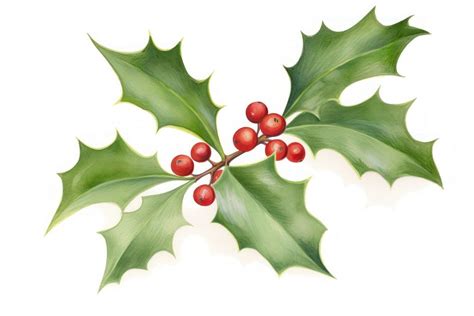 Holly plant leaf tree. AI | Free Photo Illustration - rawpixel