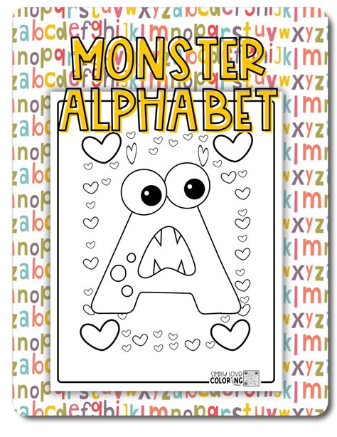 Alphabet Coloring Pages (Free PDF Printables) - Simply Love Coloring