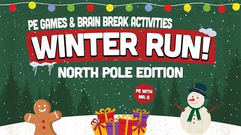 Winter Run! - A Christmas Brain Break Activity | An Interactive Winter ...