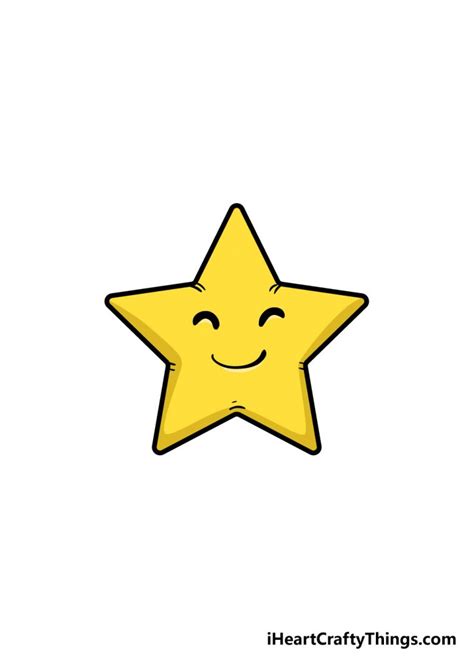 Star Drawing - How To Draw A Star Step By Step!