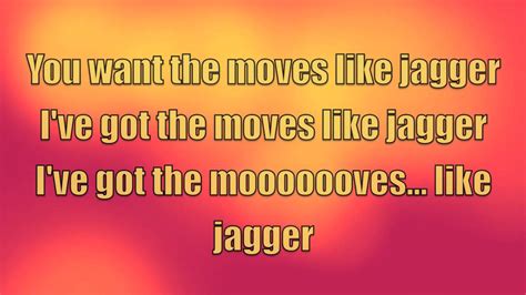 Moves like jagger lyrics - sportcaqwe