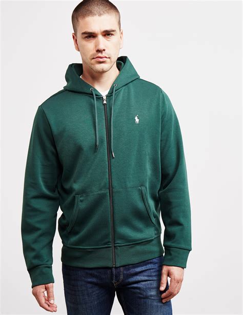 Polo Ralph Lauren Mens Tech Fleece Full Zip Hoodie Green in Green for Men - Lyst