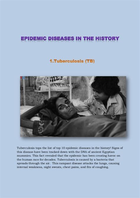 Epidemic diseases in the history