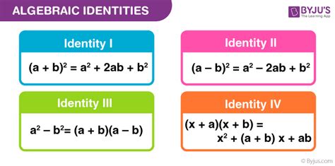 Basic Rules and Properties: Algebraic Identities - Gadget Advisor