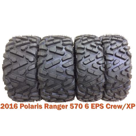 4 Radial ATV Tires 26x9R12 & 26x11R12 for 2016 Polaris Ranger 570 6 EPS Crew/XP - Walmart.com ...