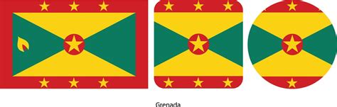 Grenada flag, vector illustration 5266028 Vector Art at Vecteezy