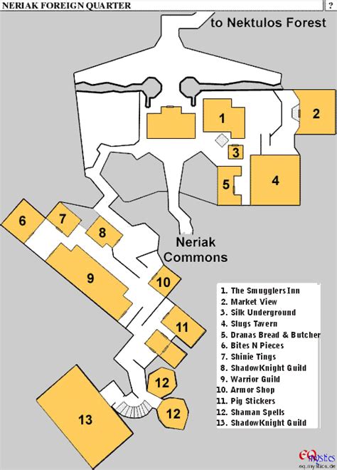 EQ Neriak (Third Gate, Commons, Foreign Quarter) maps