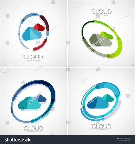 Cloud Storage 3d Design Company Logo Stock Illustration 224945353 ...