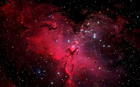 Red Nebula Galaxy Wallpaper | Eagle nebula, Nebula, Hubble space telescope