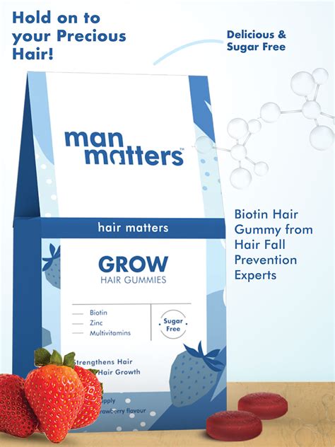 Hair Growth Gummies | With Biotin, Multivitamins & More | Man Matters