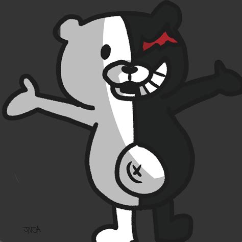 I drew the despair bear, Monokuma! : r/danganronpa