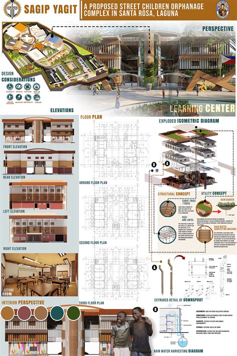 A PROPOSED STREET CHILDREN ORPHANAGE COMPLEX :: Behance