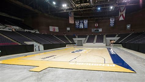 Pensacola Bay Center unveils Sun Belt postseason basketball court