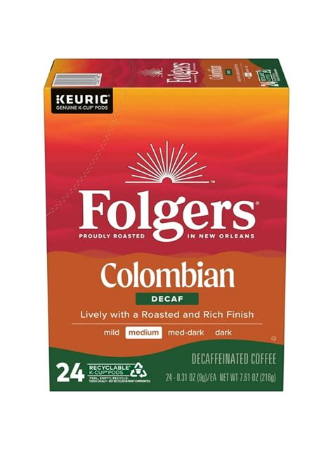 Folgers Decaf K Cups in Decaf Coffee - Walmart.com