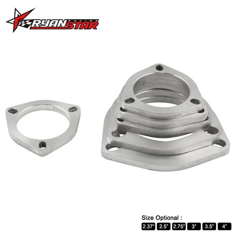 1pc 3 Holes Stainless Steel Collector Flange Gasket Exhaust Gasket Down Pipe Gaskets TP058-in ...