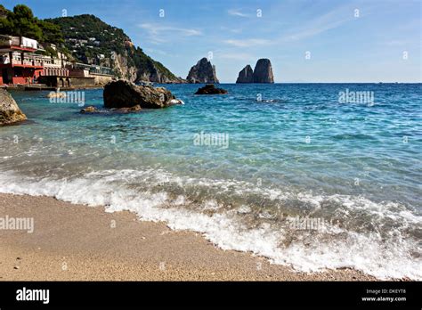 Beach marina piccola faraglioni shoreline hi-res stock photography and images - Alamy