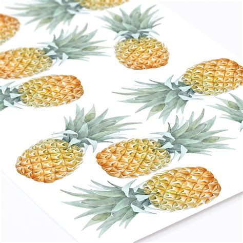 Beautiful pineapple wall decals for happy homes - Made of Sundays