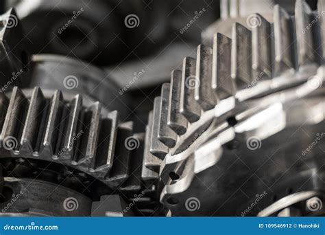 Cogs and Gears Closeup, Vintage Machinery Macro Stock Photo - Image of industry, function: 109546912