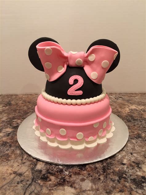 A little Minnie Mouse cake for my baby girl's Birthday :) | Cake, Mouse cake, Baby girl birthday