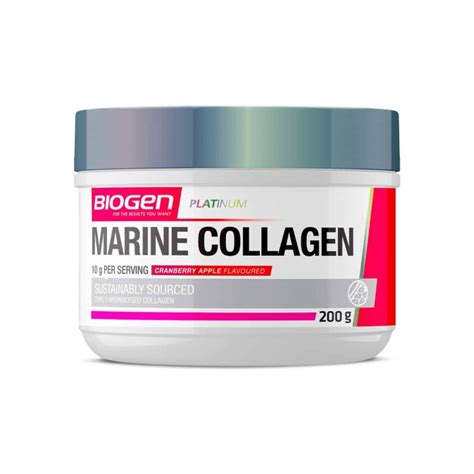 Biogen Marine Collagen Powder Cranberry Apple - 200g - Dis-Chem Living Fit