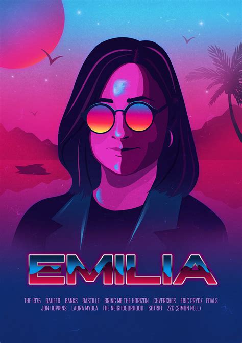 80's Retro Posters | Illustrations :: Behance