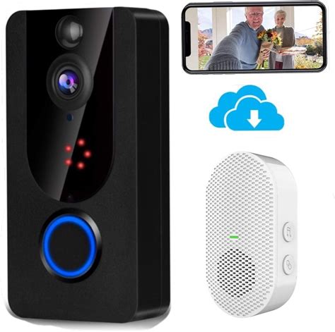 Amazon.com: Wireless Doorbell Camera 1080P with Chime, Video Doorbell Camera with PIR Motion ...