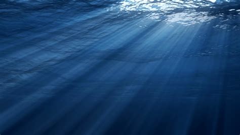 Underwater View Of Ocean Waves In Clear Blue Stock Motion Graphics SBV ...