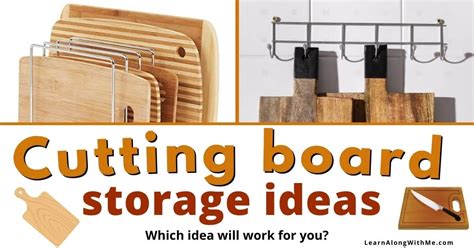 13 convenient Cutting Board Storage Ideas (2024) - Learn Along with Me