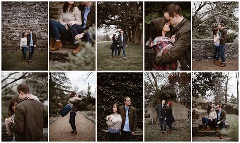 Spring Engagement Photos at Knoxville Botanical Garden