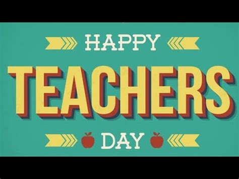 World Teachers Day Presentation | Appreciation for Teachers - YouTube