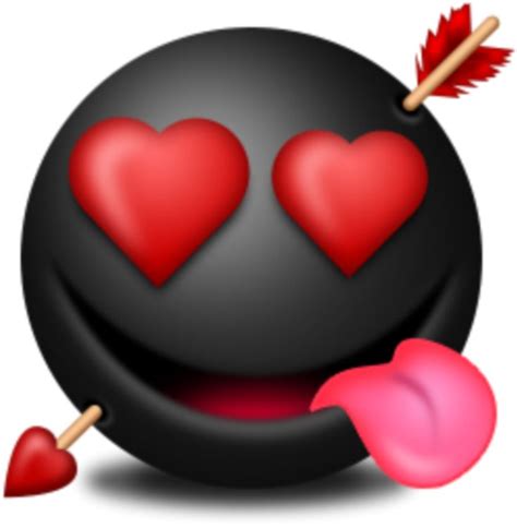 Download HD Mq Black Love Heart Hearts Emojis Emoji - Heart Transparent ...