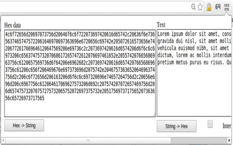 convert hex to string – convert hexadecimal to text – Dewsp