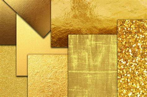 Gold Foil Paper,Metallic Gold A4 papers 8.5x11 inches By ChiliPapers | TheHungryJPEG