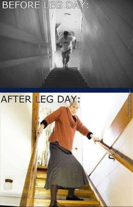 Broken Leg Meme 36 Hilarious Leg Day Memes For When You're Sore And ...