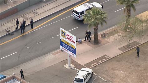 Officer injured in shooting with suspect near downtown Phoenix | 12news.com