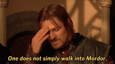 Lord Of The Rings Boromir GIF - LordOfTheRings Boromir OneDoesNot ...