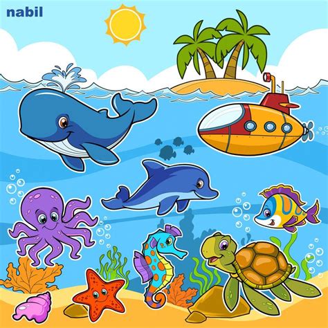 under the sea by nabillll on DeviantArt in 2024 | Under the sea drawings, Drawing for kids, Sea ...