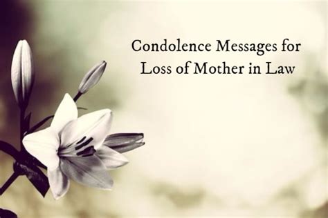 75 Condolence Messages for Loss of Mother in Law – Tiny Positive