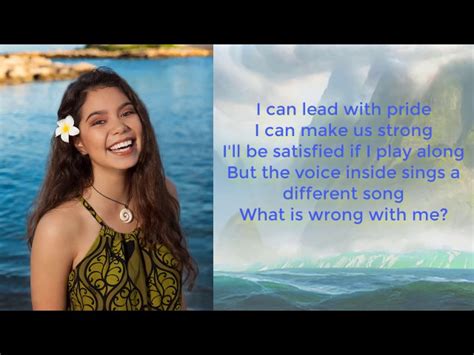 Auli'i Cravalho - How Far I'll Go (Lyrics Video) - Moana Lyrics Acordes ...