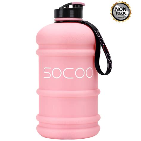 SOCOO 2.2L/ 73OZ Tritan Dishwasher Safe Water Bottle BPA Free Durable Hydrate Water Jug – SOCOO