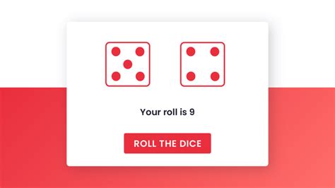 Roll The Dice | Javascript Dice Roll | Coding Artist